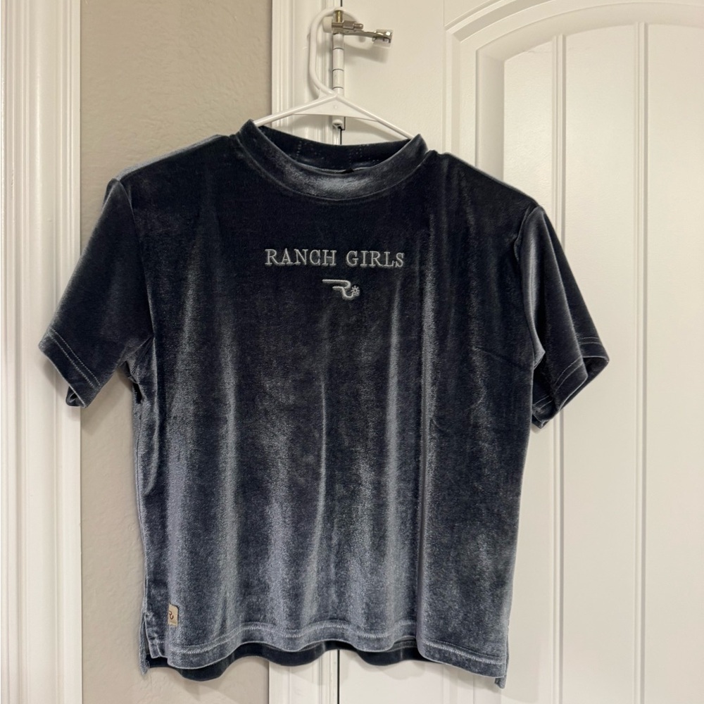 Black Velvet Short Sleeve Tee